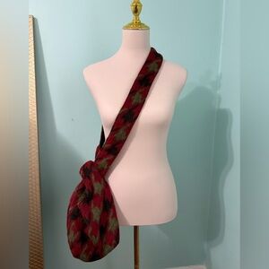 🆕 YAITO Wool Houndstooth One Handle Crossbody